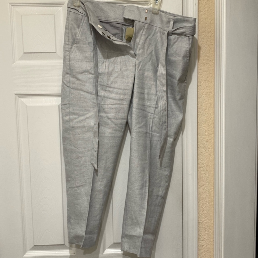 Ann Taylor Loft Woman’s Grey Pants Brand New with Tags Size 10P Petite